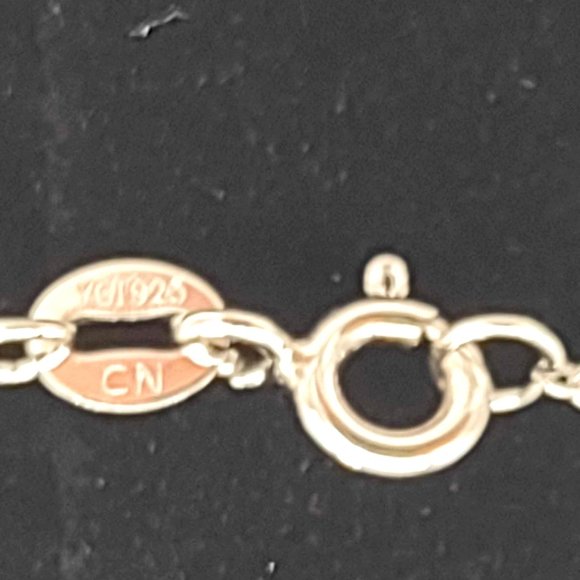 Sterling Silver Serenity Prayer Cross Pendant Necklace, .925 - Picture 3 of 4